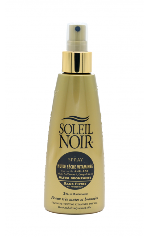 Soleil Noir Huile sèche vitaminée Ultra Bronzante sans filtre